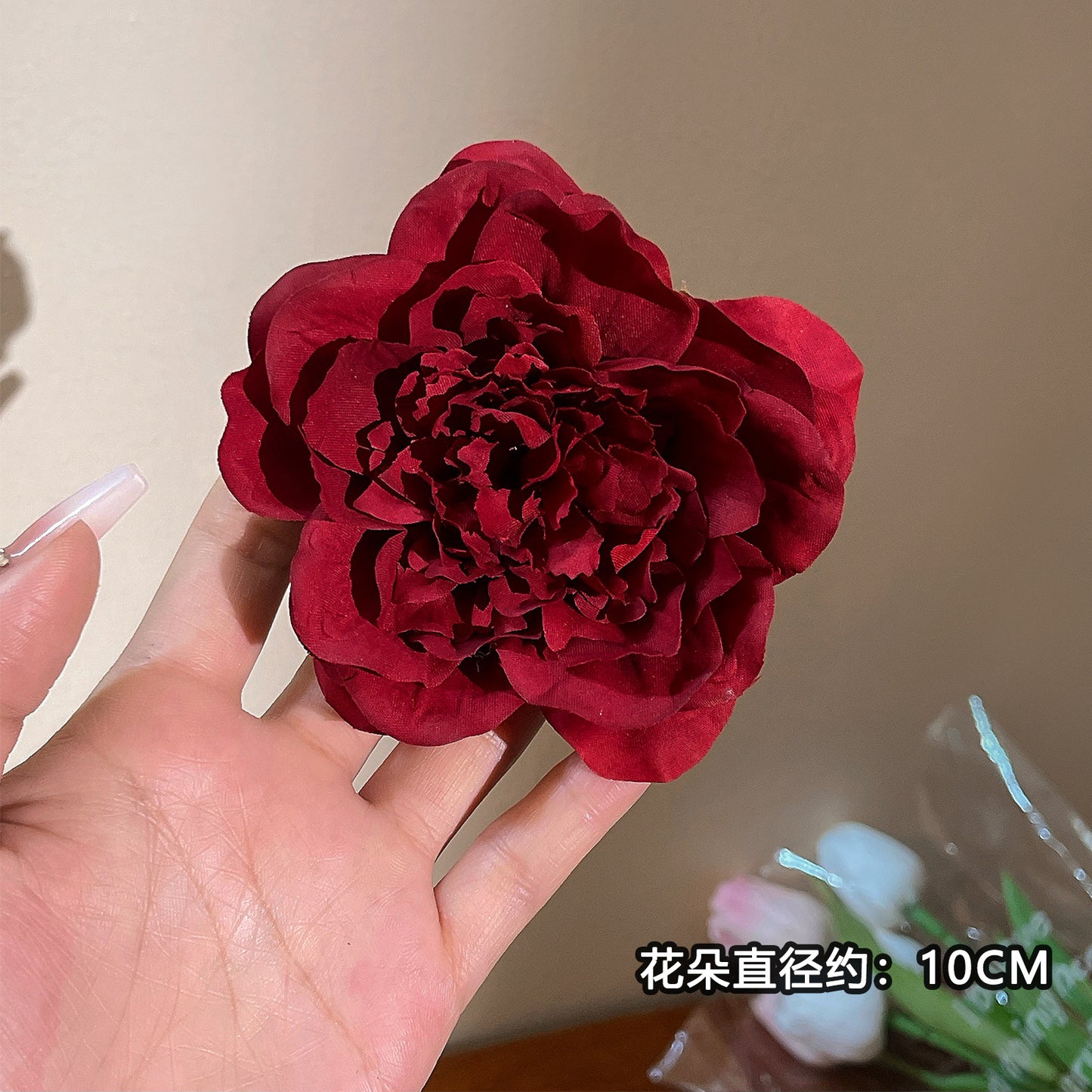 Vacation Organza Flower Hair Clip Travel Outing Hair Accessories Atmosphere Clip Duckbill Clip Hairpin Side Clip Hair Ornament