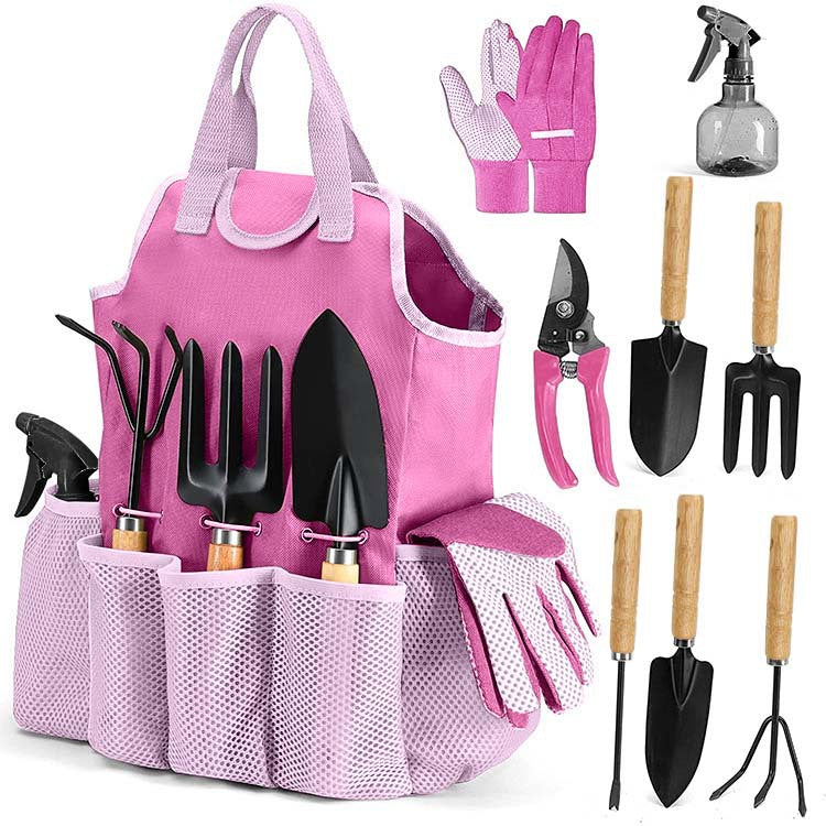 Amazon Gardening Tool Set Garden Tool Kit Scissors Gift 9-Piece Outdoor Garden Tool Set