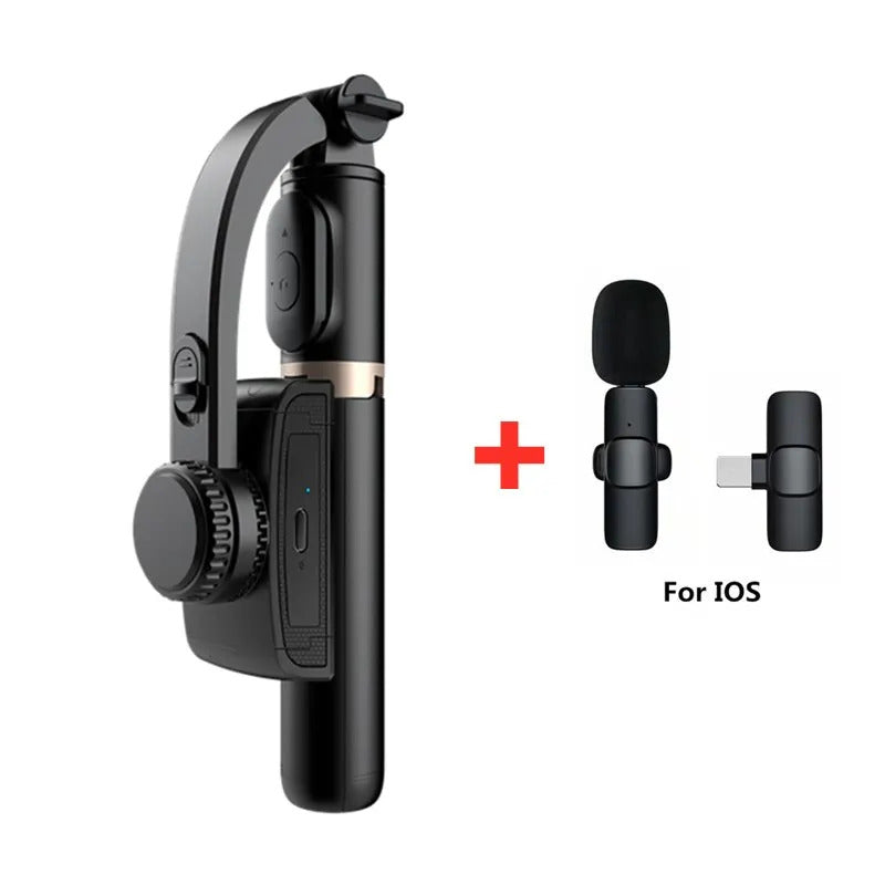 FANGTUOSI 2025 new Selfie Stick Stand Mobile Phone with microphone Support Wireless Gimbal Stabilizer For iPhone Android Holder