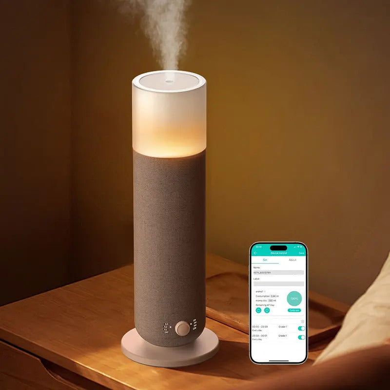 120ML Tower Scent Diffuser Machine Bluetooth Control Fragrance Diffuser Electric Smell for Home Hotel Collection Diffuser
