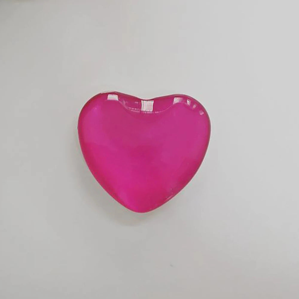 Heart Shape 3D Crystal Foldable Finger Ring Griptok Phone Holder for IPhone Samsung Support Socket Pocket Grip Tok Stand Bracket