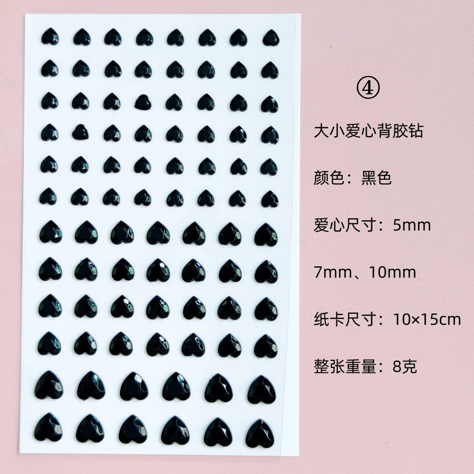 Glitter Gradient Butterfly Wing Tattoo Eye Corner Face Stickers Children's Eye Makeup DIY Stickers Fish Scale Performance Catwalk