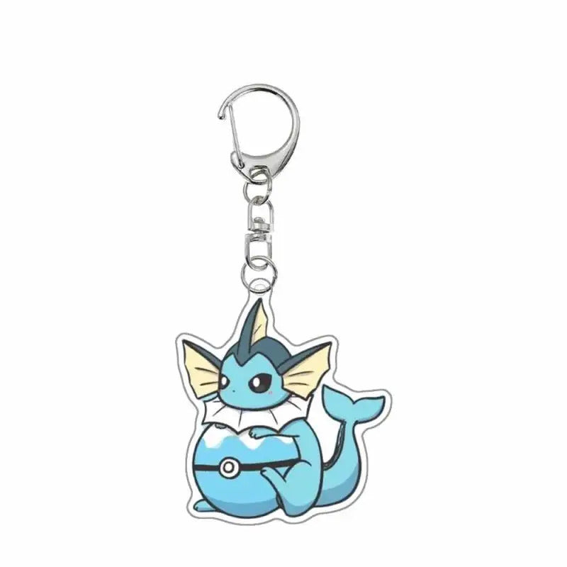 Pokemon Anime Cartoon Acrylic Keychain Eevee Vaporeon Jolteon Flareon Sylveon Espeon Glaceon Leafeon Umbreon Key Chain Pendant