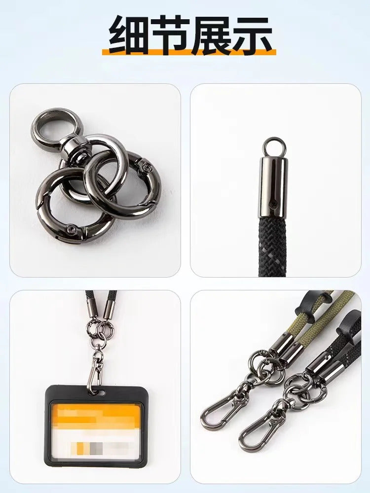 Creative Cartoon Doll Adjustable Diagonal Long Rope Doll Pendant Mobile Phone Pendant Phone Charms Lanyard Phone Strap Chain