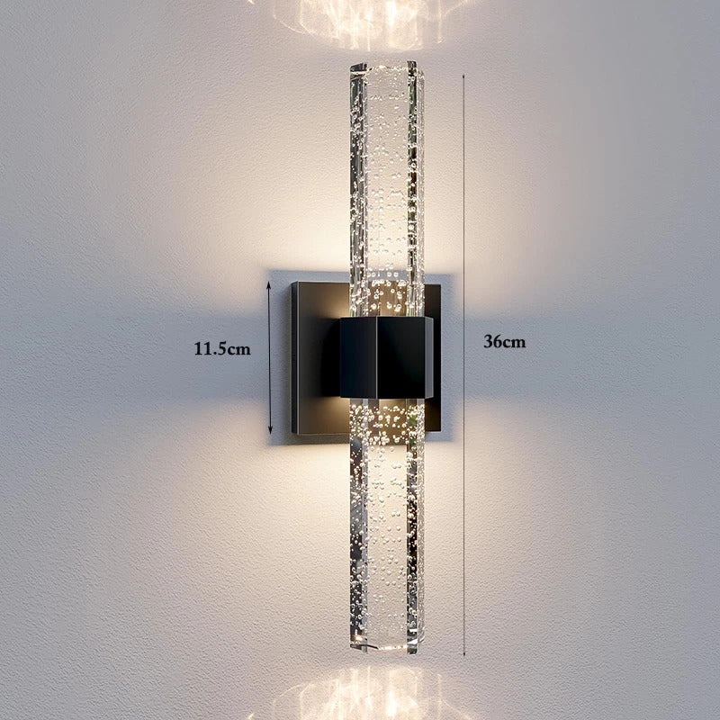 Nordic Bubble Crystal Wall Lamps Bathroom Dresser Living Room Bedroom Wall Sconces Mirror Lamp Indoor Lighting Home Decor Lustre