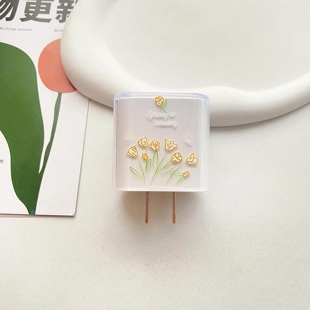 Case For Apple 18/20w Charger Protective Case is Applicable to IPhone 15/14/13/12 Pro Max Data Cable Head Bite Protector Shell