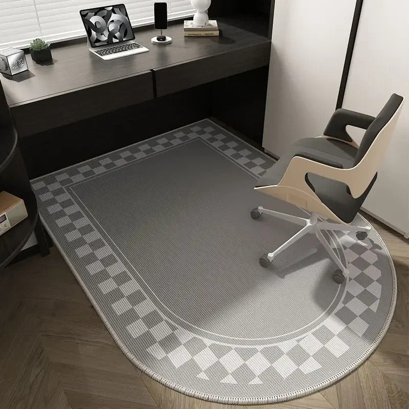 Luxury Computer Chair Mat Study Tables Floor Carpet Non-slip Modern Rugs for Bedroom Home Decoration Hall Doorway Mats alfombras