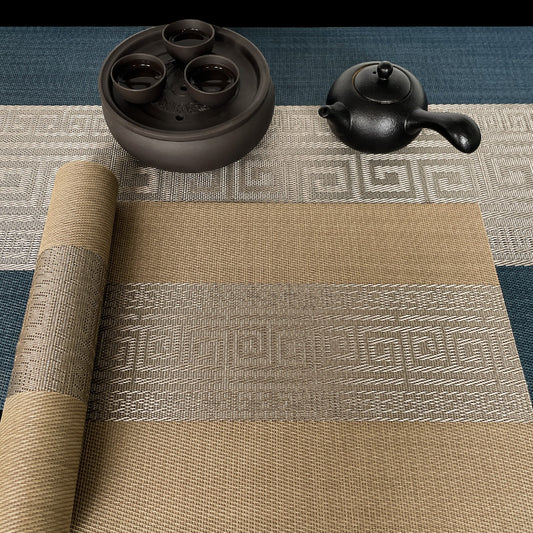 New Chinese Style Table Runner Table Mat Coffee Table Cloth Zen Tea Mat Waterproof Tea Mat Dining Table Tea Table Light Luxury High-end Long Strip Cloth