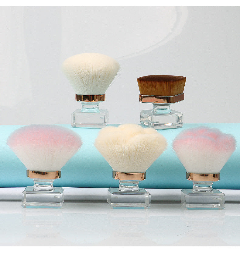 Yasna New Single Loose Powder Brush Foundation Brush Large Dust Brush Soft Bristle Brush Beauty Tool Makeup Brush