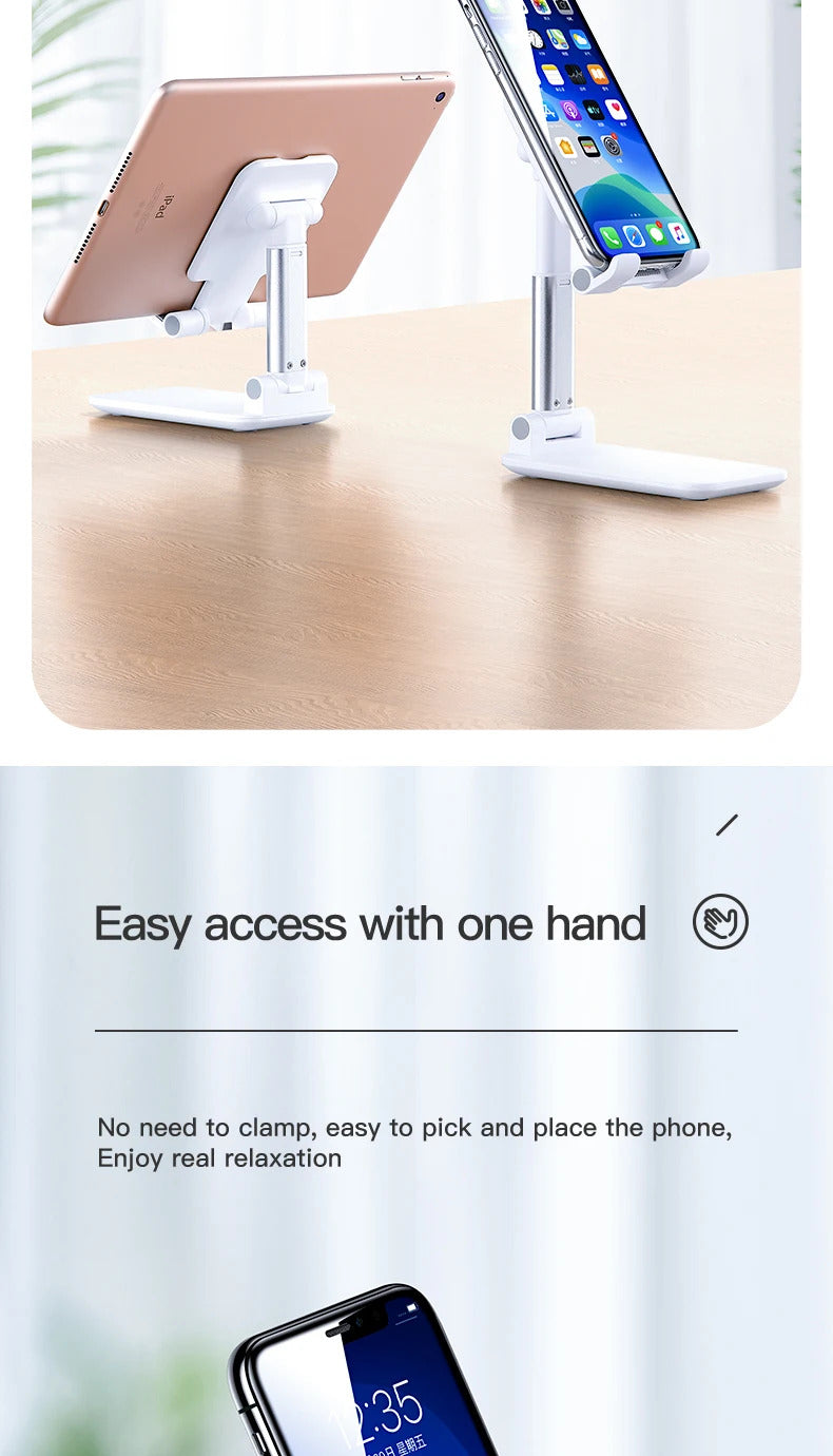 SmartDevil Phone Holder Foldable Stand Holder for iPhone 12 Pro Max Adjustable Desk Holder Stand for iPhone 11 Pro Max X XS XR 8