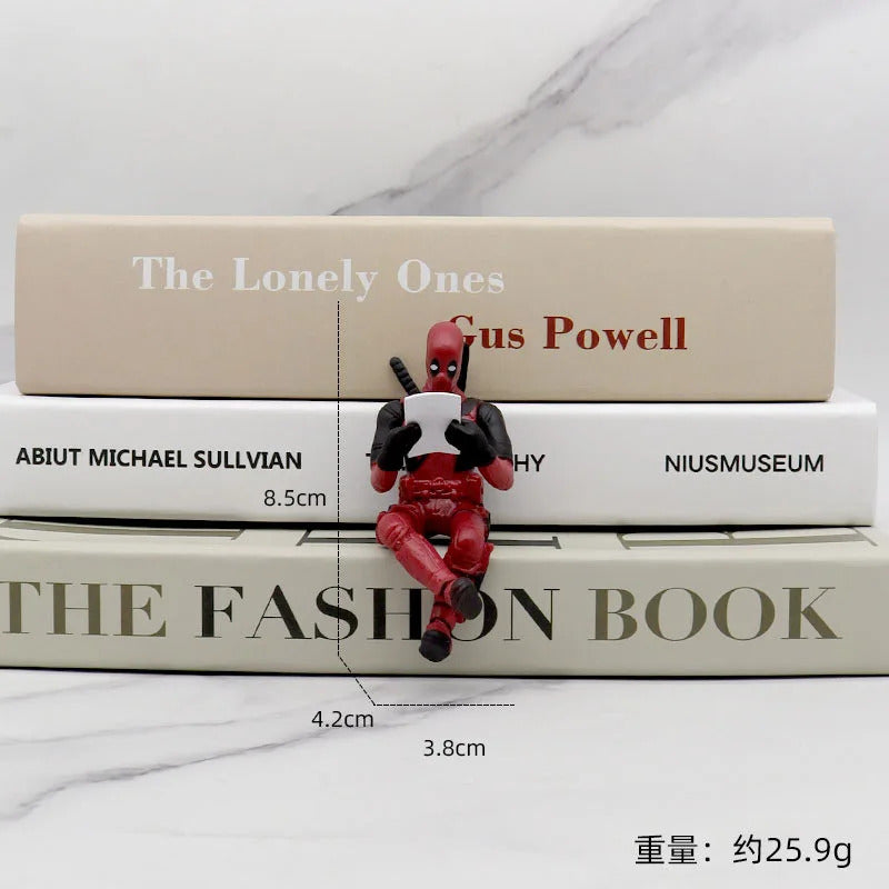6 Desk Decoration Deadpool Car Home Office Marvel 8cm X-MAN Funny Cute Figure Model Toys