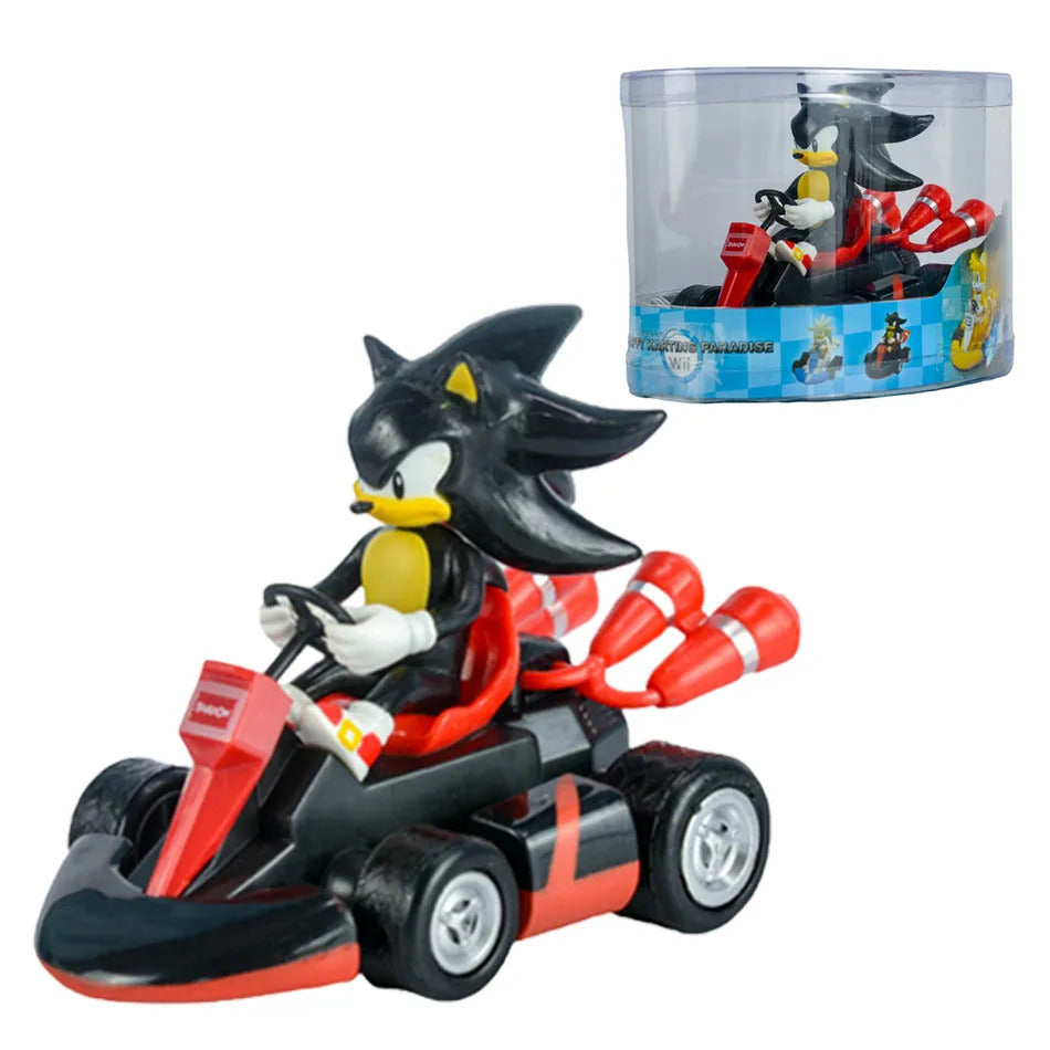 Sonic the Hedgehog Toy Car Kids Gift Birthday Gift Collection Decoration Desktop Decoration