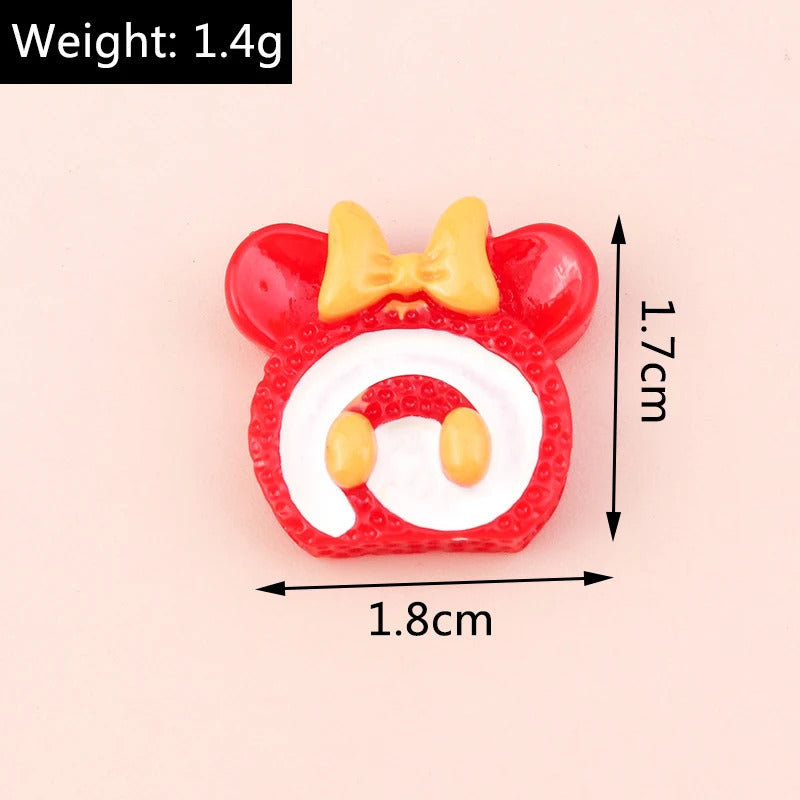 Leslie Random Mix 10pcs Cute New Miniature Dollhouse Simulated Food Snacks Mini Bread Cake for Girls BJD Doll Kitchen Toys