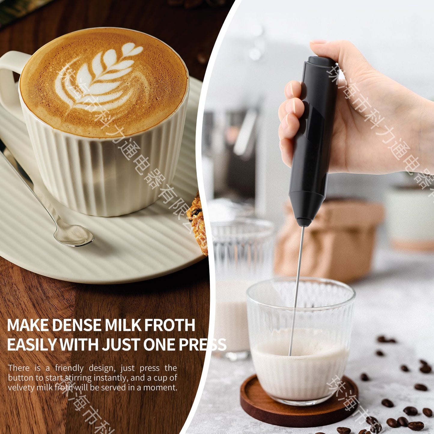 Amazon Electric Milk Beater New Stainless Steel Coffee Cream Electric Milk Beater Egg Beater Portable Blender