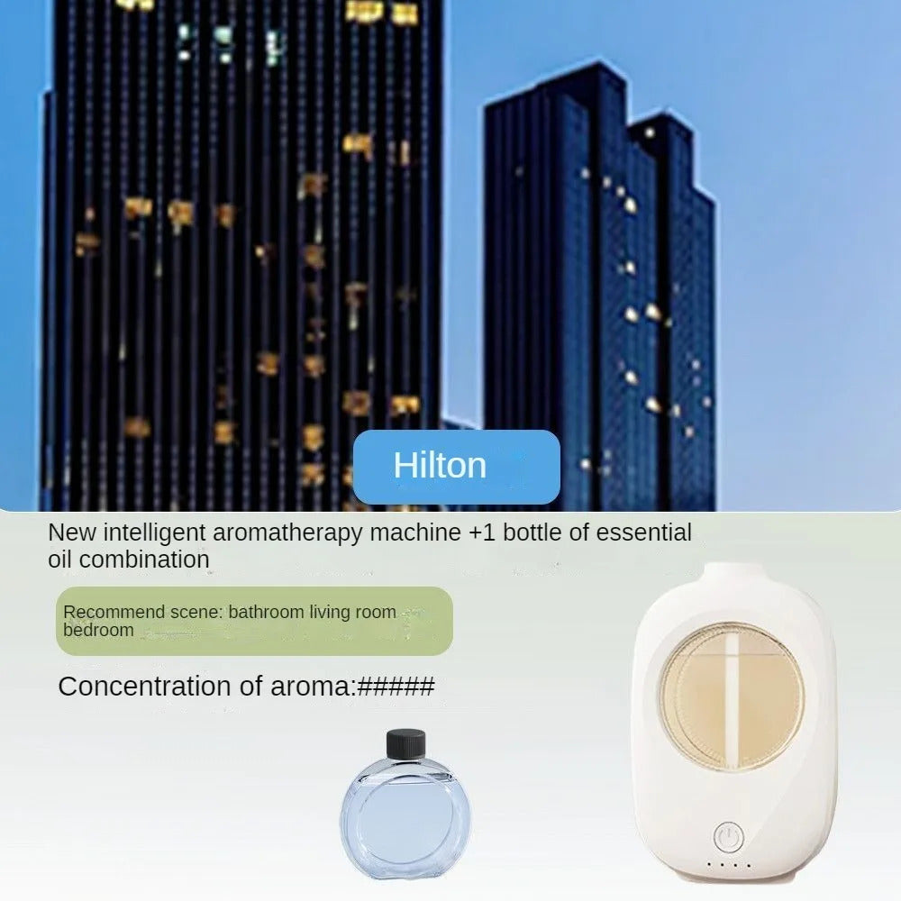 6 Modes Aroma Diffuser Wall Mounted Air Freshener Dispenser Fragrance Essential Oil Air Humidifier Aromatherapy USB Rechargeable