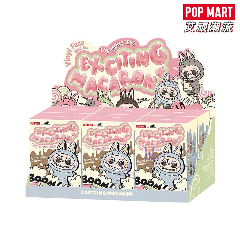 Labubu V1 V2 V3 Series Genuine The Monsters Blind Box Macaron Sitting Party Vinyl Face Doll Trendy Pendant Ornament Toys Gift