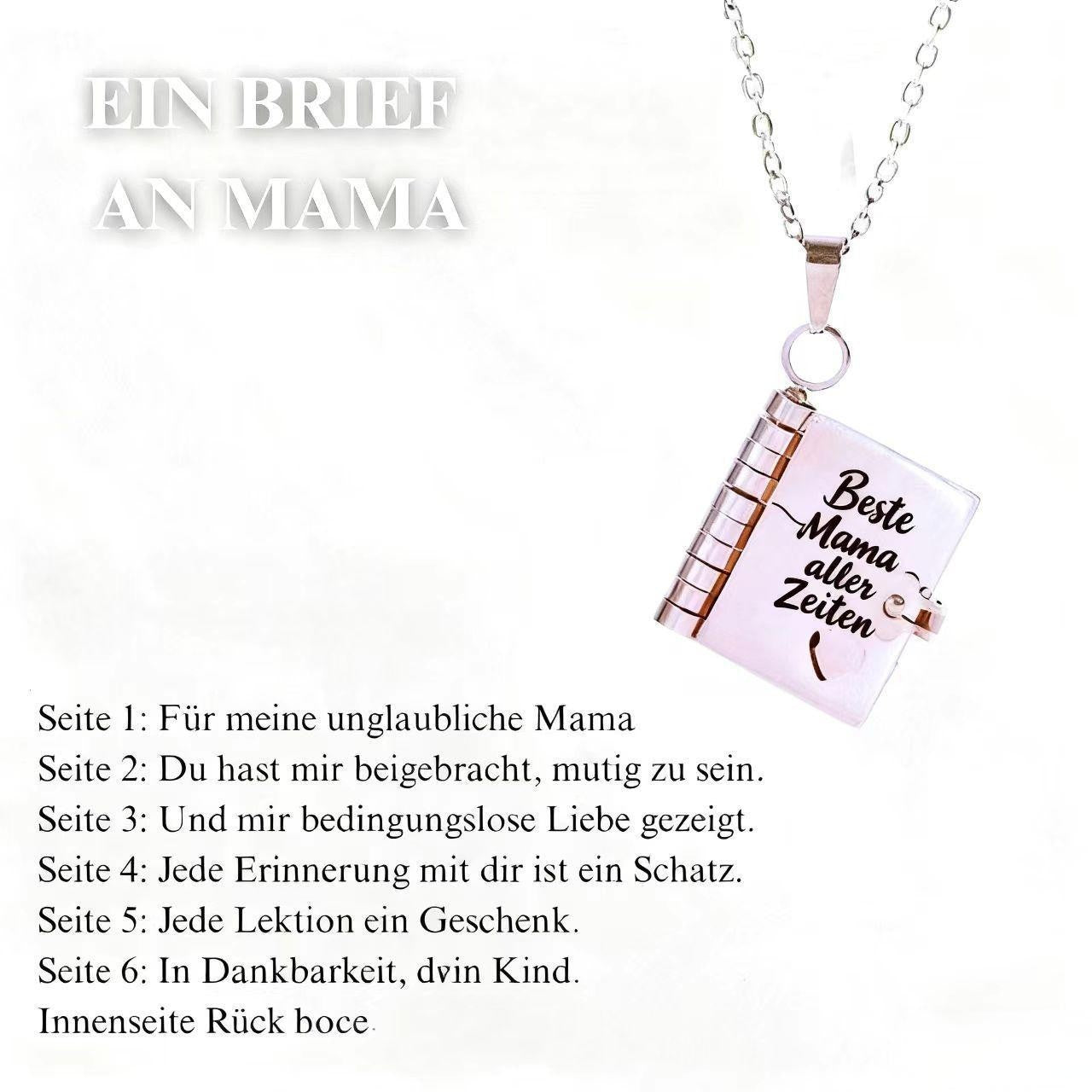 Titanium Steel Women's Love Letter Necklace Openable Pendant Couple New Style Personality Temperament Necklace Clavicle Chain