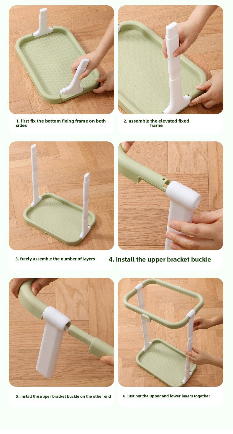 Hangable Trash Rack Outdoor Large Trash Bag Holder Portable Household Trash Storage Rack Plastic Stand