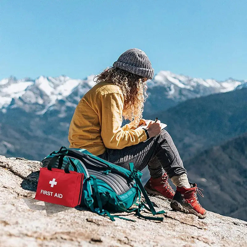 260pcs Deluxe First Aid Kit - Essential Emergency Supplies for Home, Outdoor Adventure and Camping Safety