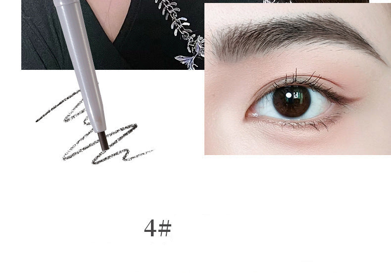 Makeup Xixi 3D Contour Mist Eyebrow Pencil Natural Color Definition Waterproof Smudge-proof Dual-ended Eyebrow Pencil