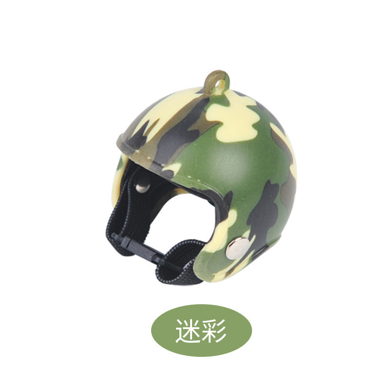 Creative Cross-Border New Pet Supplies Protective Chicken Helmet Chick Hen Hat Bird Hat Head Cover Manufacturer In Stock