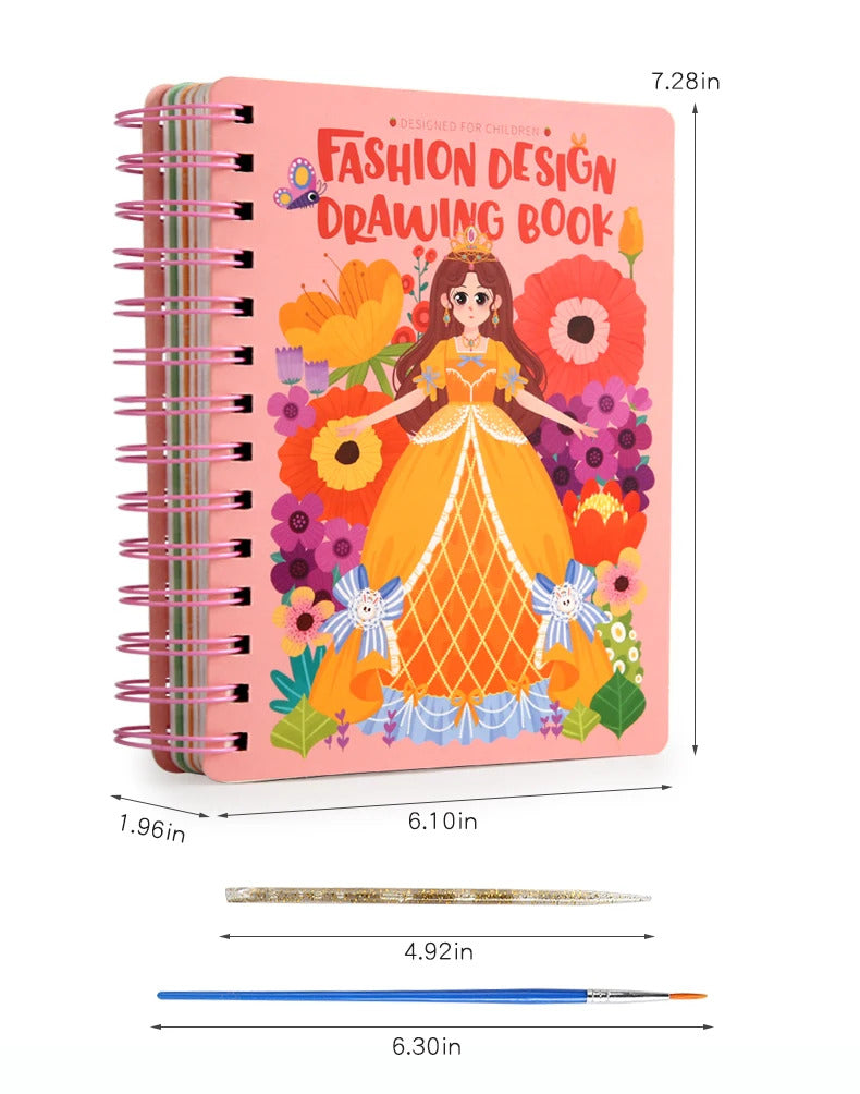 Children's Fabric Art Craze Poke Drawing Craft Toys DIY Creative Puzzle Puncture Painting Poking Sticker For Kids Birthday Gifts