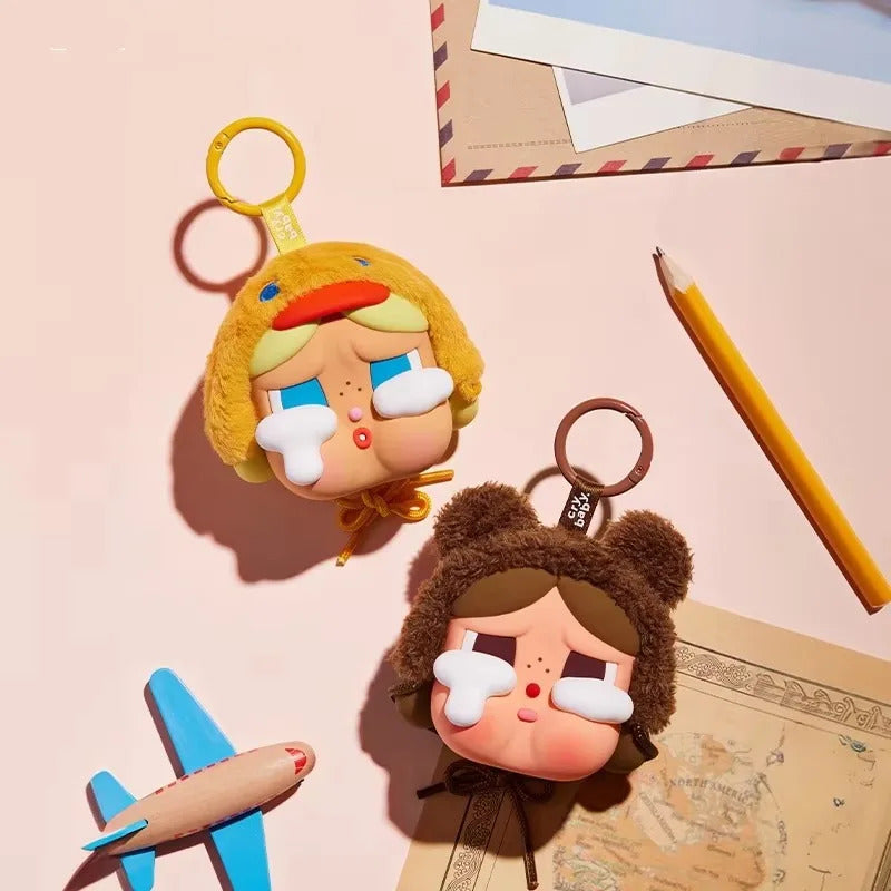New Genuine Crybaby Series Action Figures Crying Duck Crying Duck Crying Bear Earphone Bag Kids Trendy Peripheral Fashion Gifts