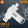 XIAOMI 16TB Flash Drives USB 3.2 High Speed USB Transfer Metal Pendrive Memory Card Pendrive Flash Disk Memoria Waterproof Stick