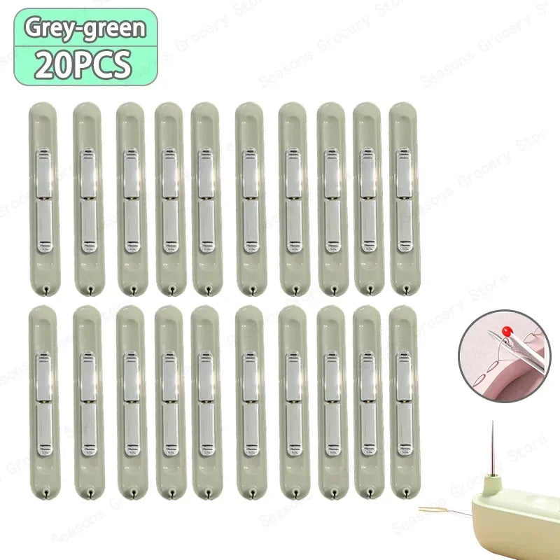 2 In 1 Needle Threader and Seam Ripper Tool Multifunctional Sewing Thread Remover Cross Stitch Crafting Accessories Easy Use