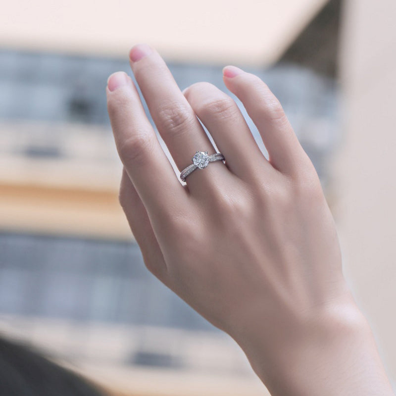 Fashion 925 Silver Adjustable Ring, Non-Fading, High-End Feel, Gift for Best Friend or Girlfriend, Niche Ins Style, Light Luxury Ring