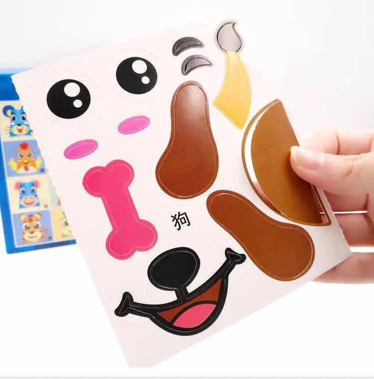 12pcs Children 3D DIY handmade Paper Cups Sticker Material Kit Whole Set Kids Kindergarten School Art Craft Educational Toys GYH