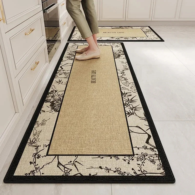 Kitchen Floor Mat Home Decoration Rug Non-slip Carpet Anti-slip Area Rugs Kitchen Foot Mats 주방바닥매트 Alfombra DE Cocina 주방 깔개