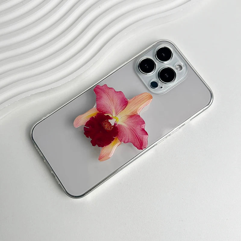 New Orchid Phone Stand Phalaenopsis Socket Grip Network Hot Talent Recommendation Foldable Cymbidium Phone Bracket For IPhone 16