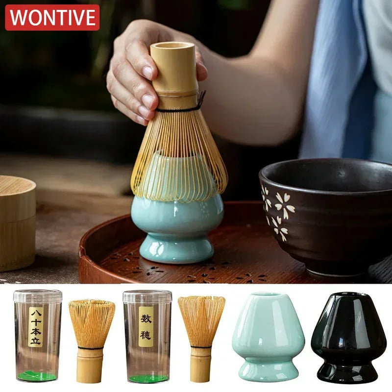 Japanese Bamboo Matcha Green Tea Beater Powder Whisk Matcha Whisk Bamboo Tea Stick Matcha Brush Teaware Tool Kitchen Accessories