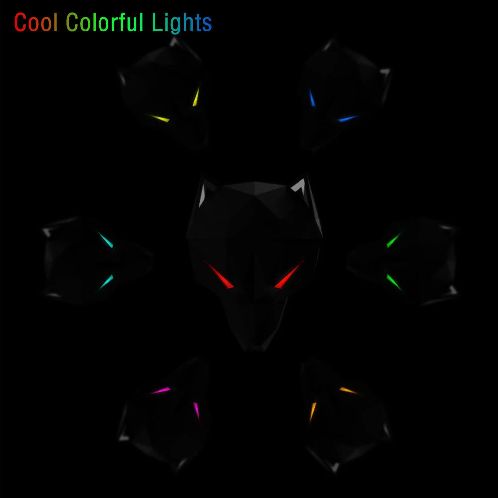 600ML Wolf Air Humidifier USB Electric Aroma Essential Oil Diffuser Portable Cool Mist Sprayer With LED Light for Home Office