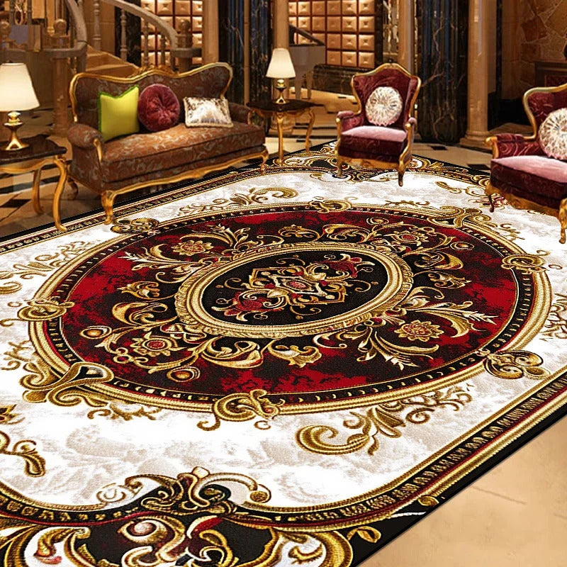 Gorgeous Retro European Carpet Living Room Large Area Decoration Sofa Area Rugs for Bedroom Cloakroom Non-slip Floor Mats Ковер