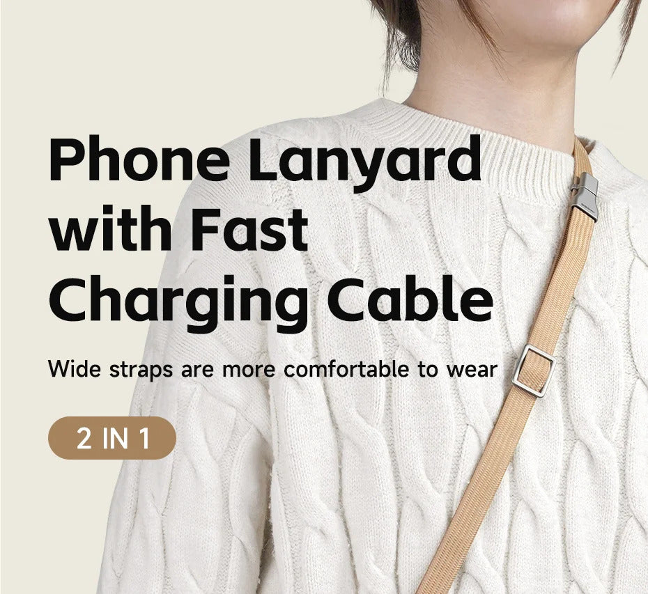 Hagibis Universal Phone Lanyard USB C to USB C Cable Phone Strap Anti-loss C to C Cord for iPhone 16 Pro Max Camera Sony Fuji