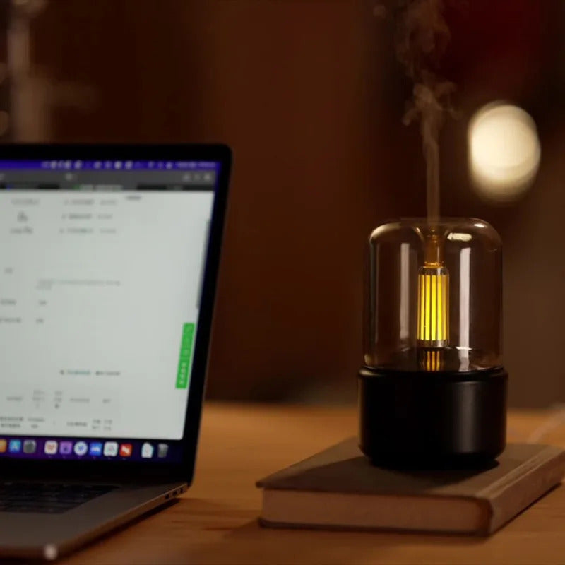 Cool Mist Humidifier Aromatherapy Diffuser with Light Electric Aroma Diffuser Essential Oil Purifier Mist Maker Lights For Home