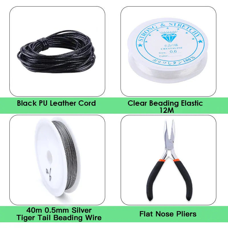 Jewelry Findings Set Jewelry Making Kit Jewelry Findings Starter Kit with Repair Tools for Jewelry Beading Making Supplies DIY