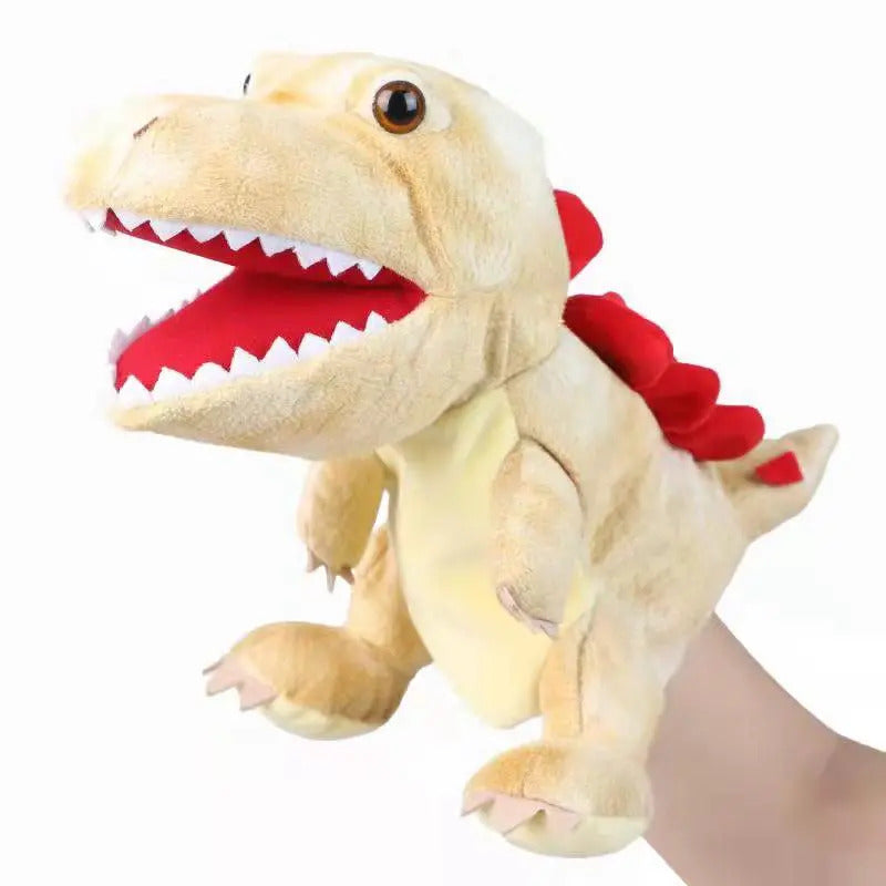 Stuffed Plush Dinosaur Toys Hand Finger Story Puppet Kawaii Dolls Educational Baby Toys Tyrannosaurus Rex Children Gift