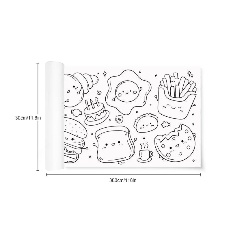 LittleDreamer Coloring Art Roll