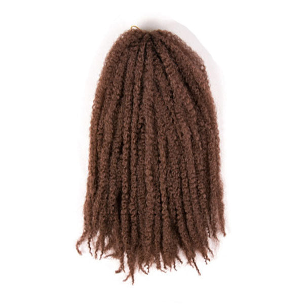 Large Caterpillar Dreadlock Wig Crochet Fluffy Braids Afro Kinky Curly Marley Braids