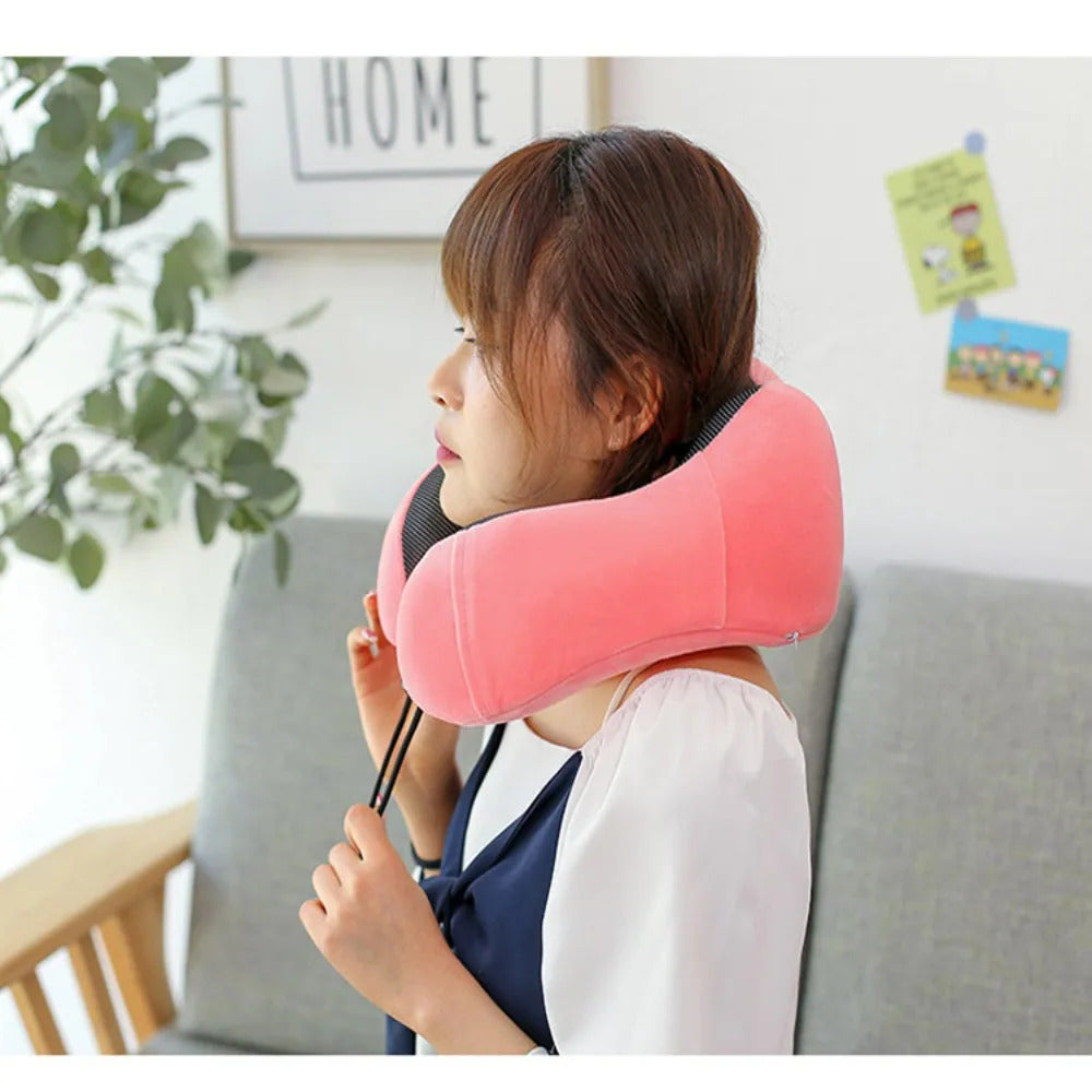Memory Foam Cushion Without Carry Bag Travel essentials U Shaped Pillows Travel Pillow Neck Protect Neck Support