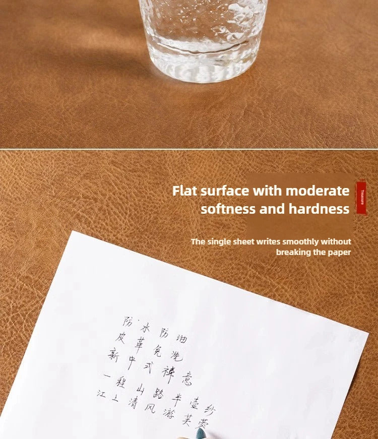 Retro Mousepad Mouse Pad Large Waterproof Non-slip PU Suede Desk Mat Computer Keyboard Desk Pad Mouse Mats Gaming Accessories