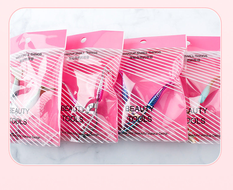 Mermaid Tail Eyelash Curler Portable Natural Curling Non-Pinch Beginner Eyelash Curler Beauty Tool Wholesale