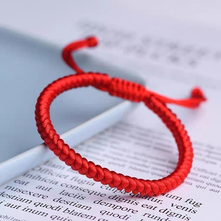 Bracelet Diamond Knot Red Rope Lovers Diamond Knot Red Rope Gift Couple Red Bracelet Spring Red Rope