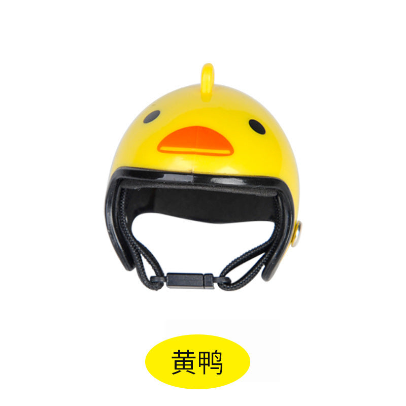 Creative Cross-Border New Pet Supplies Protective Chicken Helmet Chick Hen Hat Bird Hat Head Cover Manufacturer In Stock
