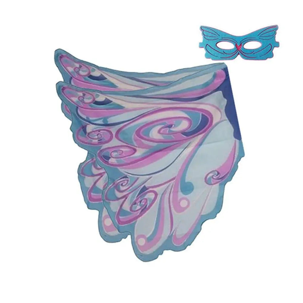 Kids Butterfly Costume Halloween Performance Mask Cloak Children's Butterfly Elf Angel Wings Christmas Stage Cosplay Costumes