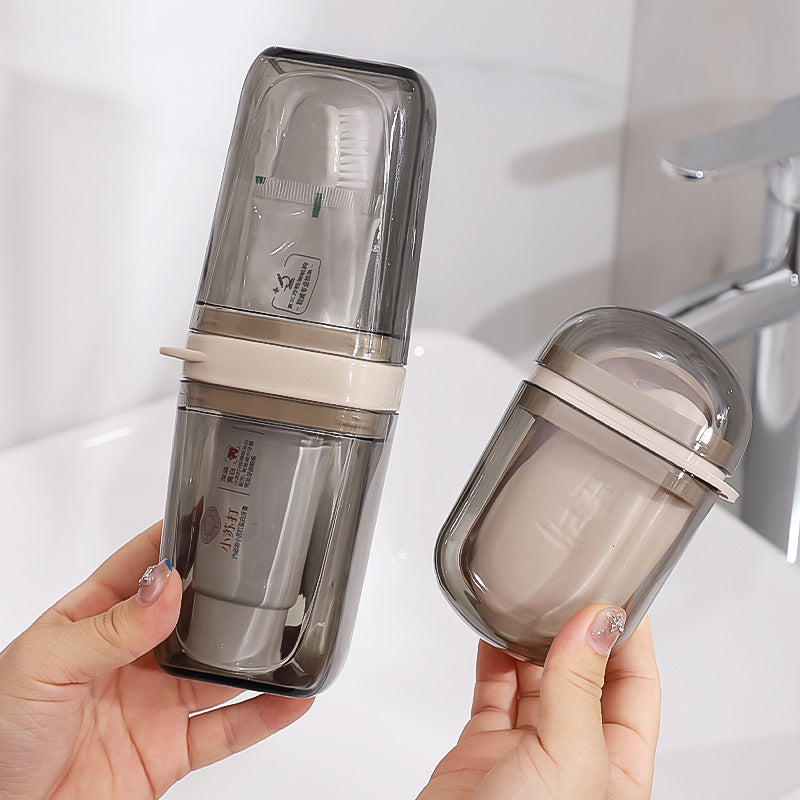 Cartoon Cute Mouthwash Cup Home Children Travel Portable Washing Cup Soap Box Set Toothbrush Cup Toothpaste