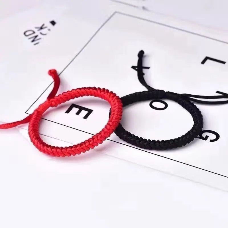 Bracelet Diamond Knot Red Rope Lovers Diamond Knot Red Rope Gift Couple Red Bracelet Spring Red Rope
